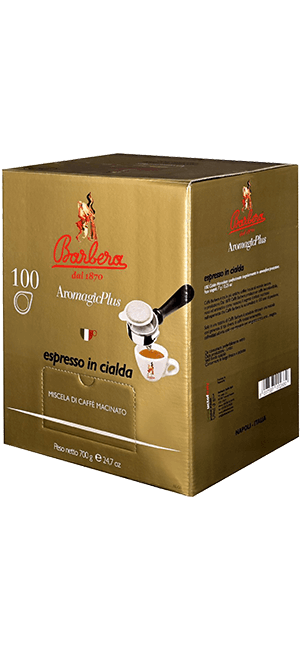 Barbera Kaffee Espresso AroMagica Plus Pads 100 Stück