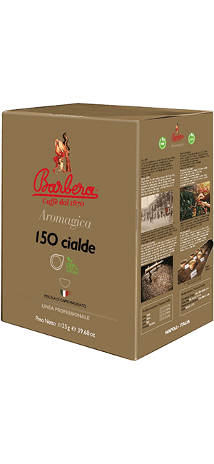 Barbera Kaffee Espresso AroMagica Plus Pads 150 Stück