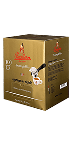 Barbera Kaffee Espresso AroMagica Plus Pads 100 Stück