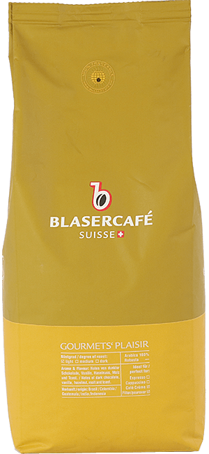 Blaser Cafe Gourmets Plaisir Bohnen 1kg Blaser Cafe Gourmets Plaisir Bohnen 1kg