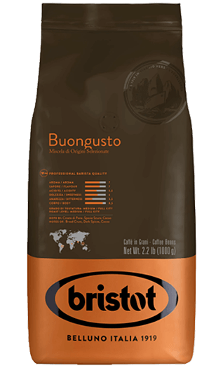 Bristot Caffe Buongusto Crema Oro 1kg Bohnen