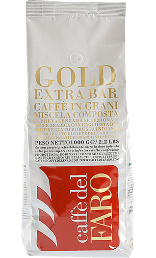 Caffe del Faro Gold Extra Bar 1000g Bohnen Caffe del Faro Gold Extra Bar 1000g Bohnen