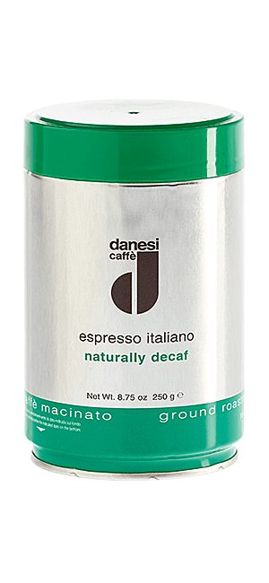 Danesi Decaffeinato gemahlen 250g Dose Danesi Decaffeinato gemahlen 250g Dose