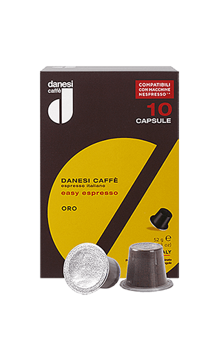 Danesi Kaffee ORO Nespresso® kompatibel 10 Kapseln Danesi Kaffee ORO Nespresso® kompatibel 10 Kapseln