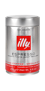 Illy Kaffee Espresso Classico gemahlen 250g Dose