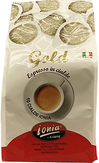 Ionia Caffe Espresso in Cialde Gold E.S.E. Pads 10 Stück