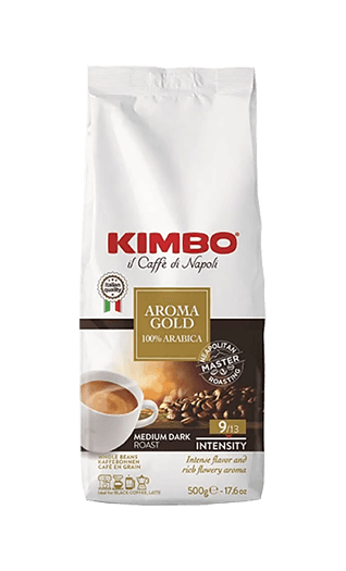 Kimbo Caffe Aroma Gold 100% Arabica 500g Bohnen