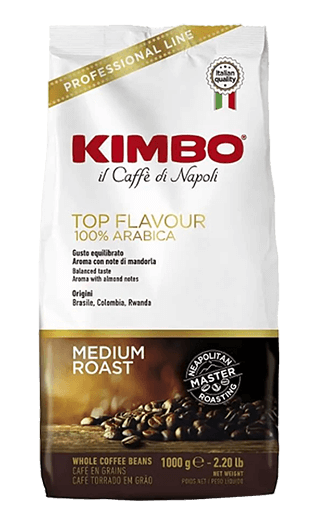 Kimbo Caffe Top Flavour 1kg Bohnen