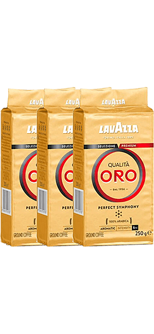 Lavazza Qualita Oro gemahlen 3 x 250g Lavazza Qualita Oro gemahlen 3 x 250g