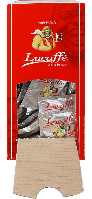Lucaffe Decaffeinato Pads 150 Stück