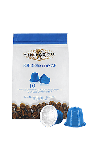 Miscela d'Oro Espresso Decaffeinato Kapseln 10 Stück Miscela d'Oro Espresso Decaffeinato Kapseln 10 Stück