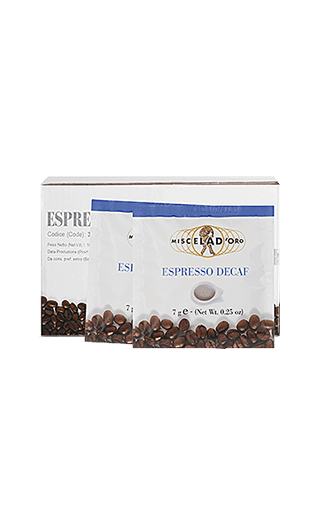 Miscela d'Oro Espresso Decaffeinato Pads 150 Stück Miscela d'Oro Espresso Decaffeinato Pads 150 Stück
