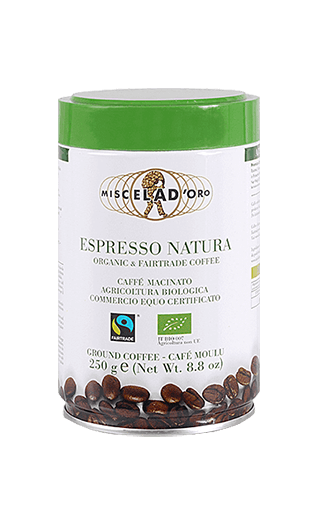 Miscela d'Oro Espresso Natura gemahlen 250g Dose Miscela d'Oro Espresso Natura gemahlen 250g Dose