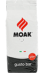 Moak Caffe Gusto Bar 1kg Bohnen Moak Kaffee Espresso Gusto Bar 1kg Bohnen