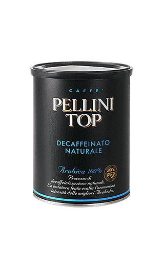 Pellini Caffe Top 100% Arabica Decaffeinato gemahlen 250g Dose
