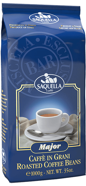 Saquella Miscela Esclusiva Major Bar 1kg Bohnen