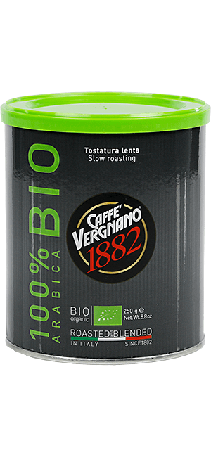 Vergnano 100% Arabica Bio gemahlen 250g Dose