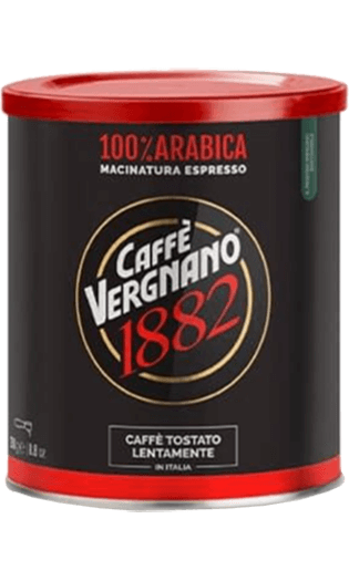 Vergnano Caffe Arabica 100% gemahlen 250g Dose